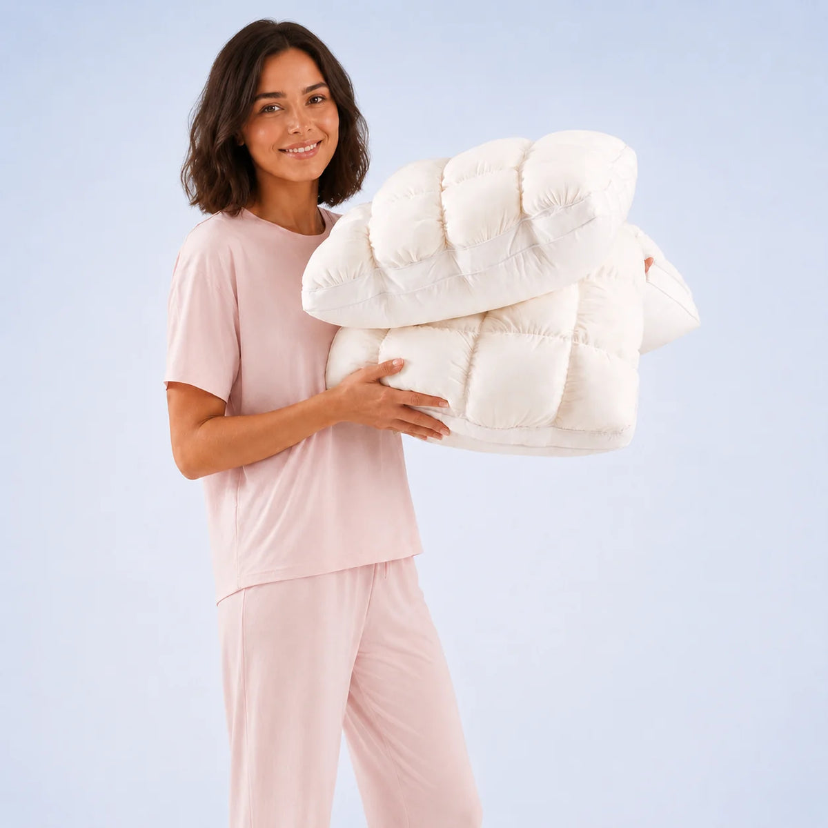 CloudPuff Pillow - Double-Soft Quilted Insert