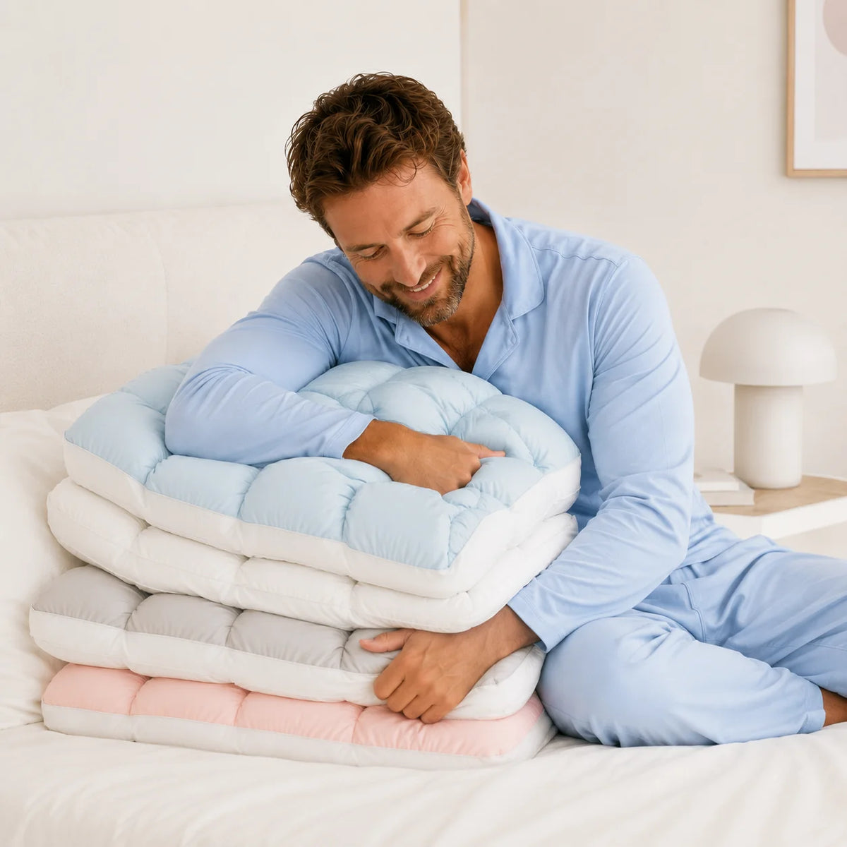 CloudPuff Pillow - Double-Soft Quilted Insert