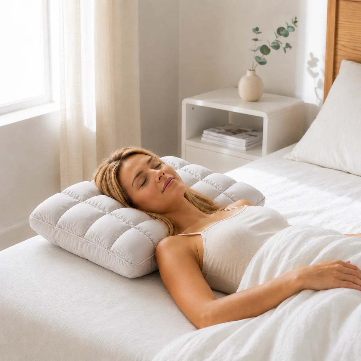 CloudPuff Pillow - Double-Soft Quilted Insert